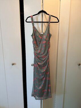 Isalis - Floral Summer Midi Length Dress